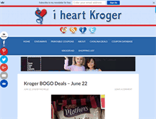 Tablet Screenshot of iheartkroger.com